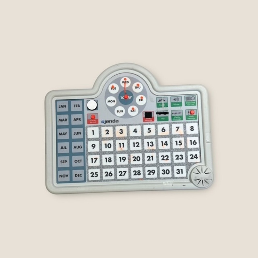 Jenda Electronic Talking Calendar Daily Weekly Reminders Dementia Alzheimer Aid